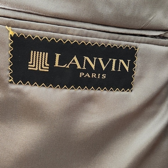 Lanvin Feather Suede Sport Coat Blazer Size 40R - Picture 3 of 5